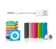 USB кабель для iPod shuffle 3,  4,  5,  6 генерации Качество!